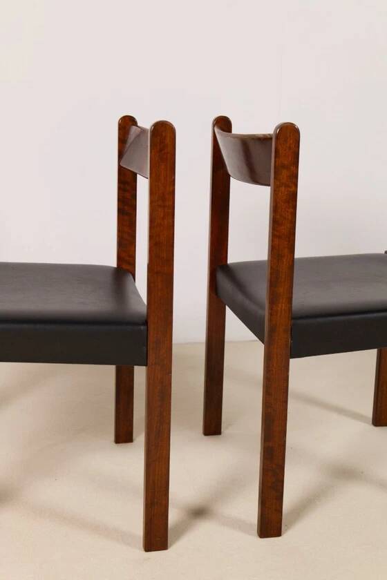 6x Alfred Hendrickx dining chairs for Belform, 1960s, Belgium