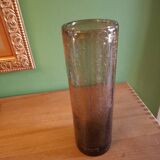 Blown glass roller vase