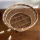Large XL basket in braided rattan