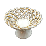 Malicorne earthenware opened basket