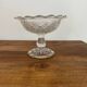 Small old glass fruit bowl