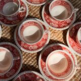 Ensemble de 9 tasses à thé et sous-tasses Villeroy et Boch Rusticana