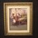 Italian painting popular scene with figures from 20th century