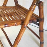 Folding bamboo chair for children