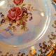 6 mismatched dessert plates decorated with roses