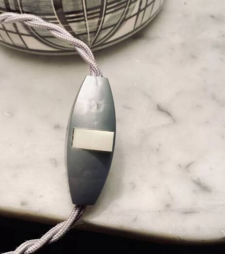 Lampe 1900, câble tissu tressé, tulipe verre au choix