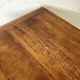 Solid wood farm table