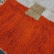 Moroccan rug in natural wool 2.5 x 1.5 m