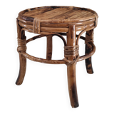 Small vintage bamboo plant holder