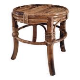 Petit porte-plante vintage en bambou