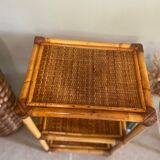 Rattan shelf to put down