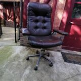 Fauteuil de bureau en cuir - Johanson design