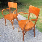 Pair of armchairs baumann
