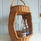 Rattan bar basket