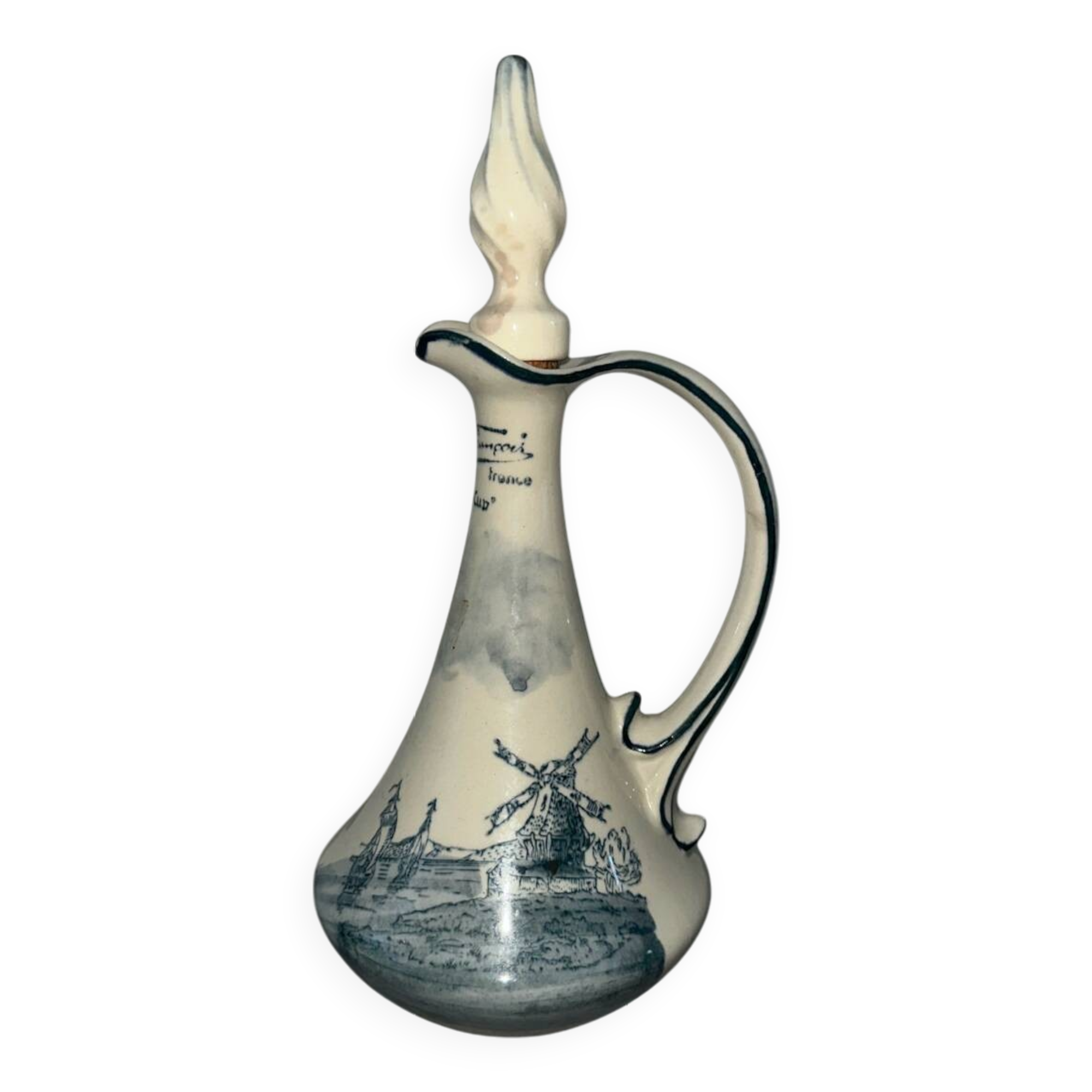 Abbé François Gold Cup enamelled stoneware ewer