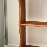 Shelf to stand or hang with 3 vintage wood trays