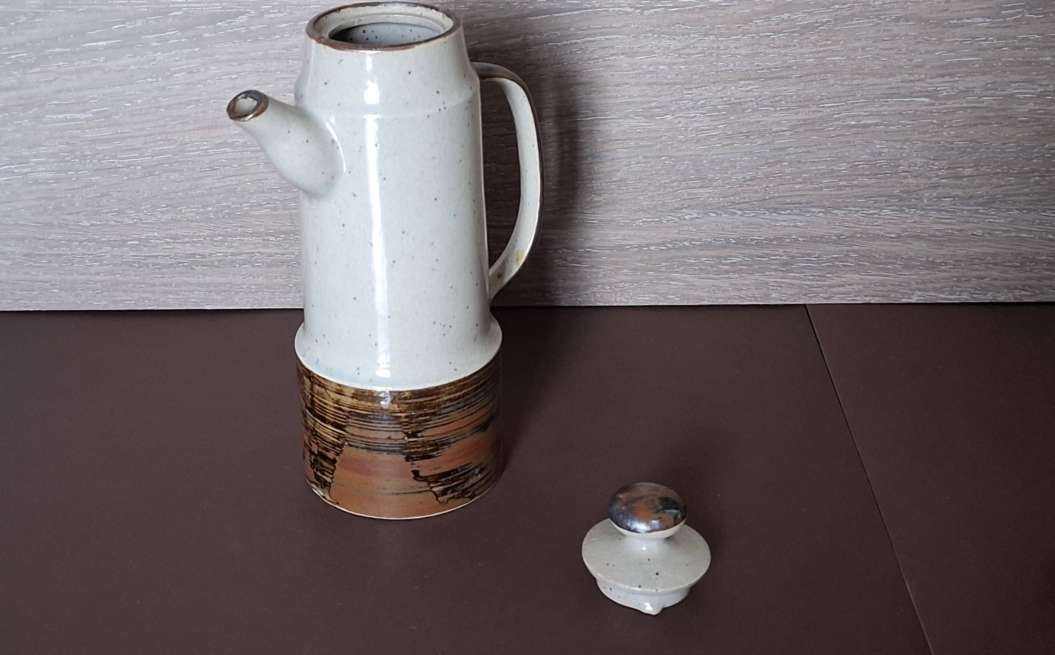 vintage stoneware coffee set