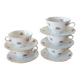 5 cups and saucers Seltmann Weiden Bavaria Model Nora