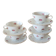 5 cups and saucers Seltmann Weiden Bavaria Model Nora