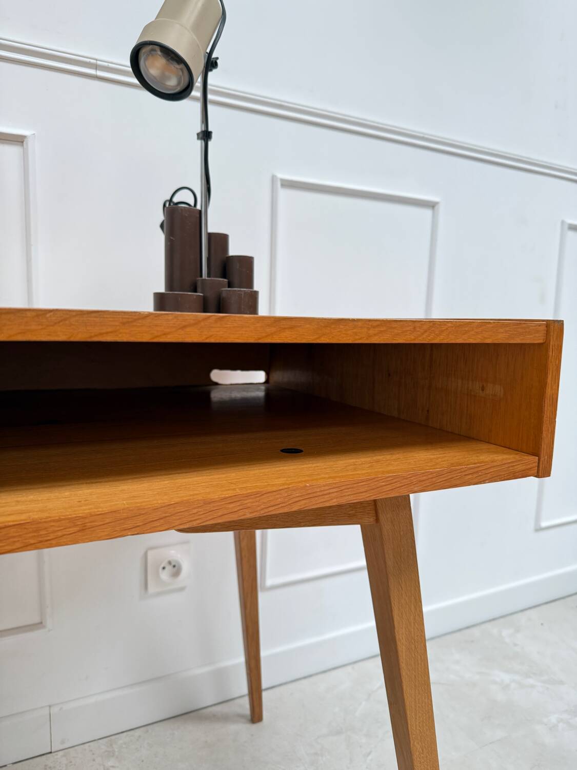 Vintage compass leg desk