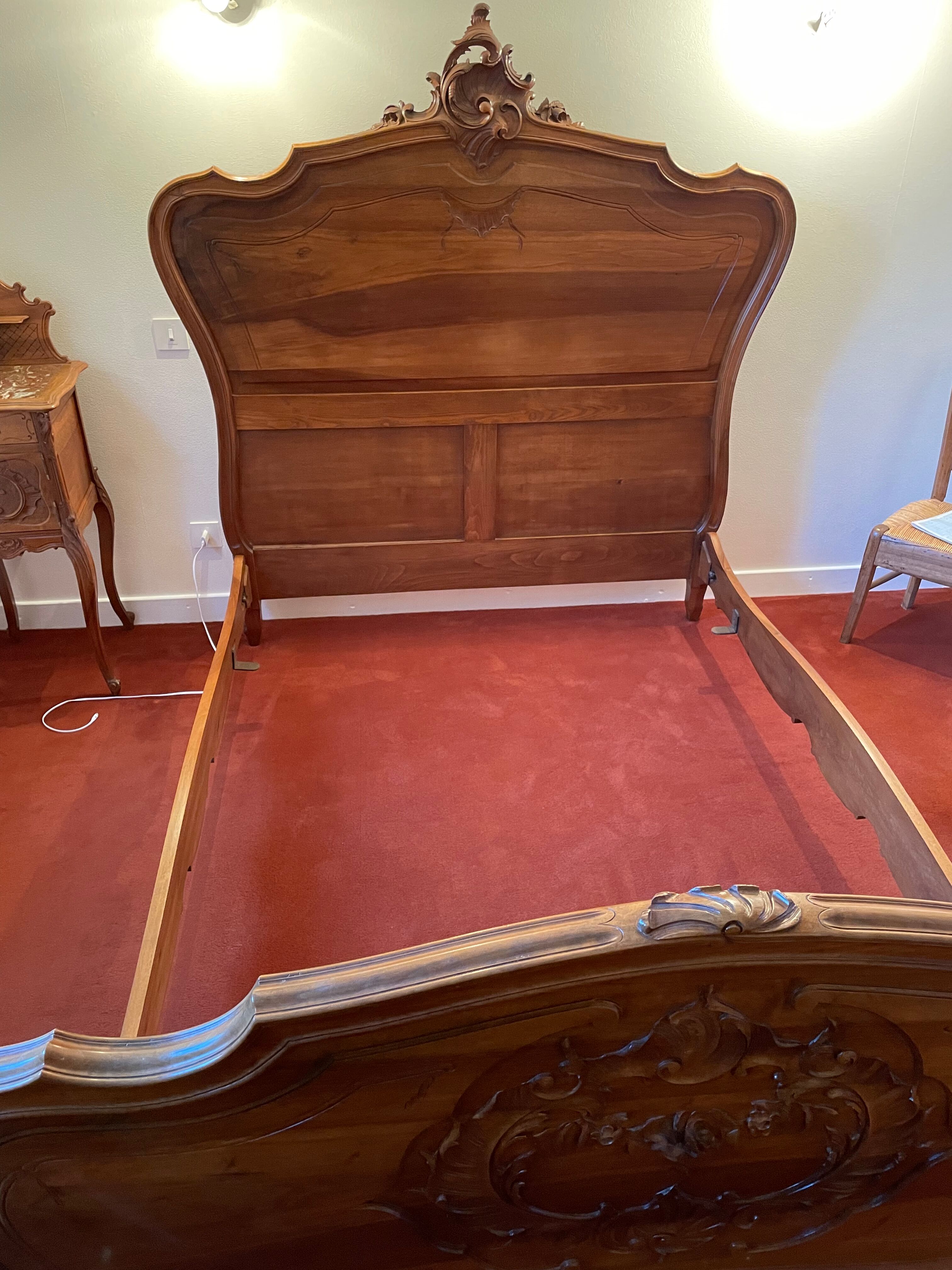 Bed Louis XV Rocaille