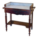 Wood and marble dressing table