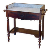 Wood and marble dressing table