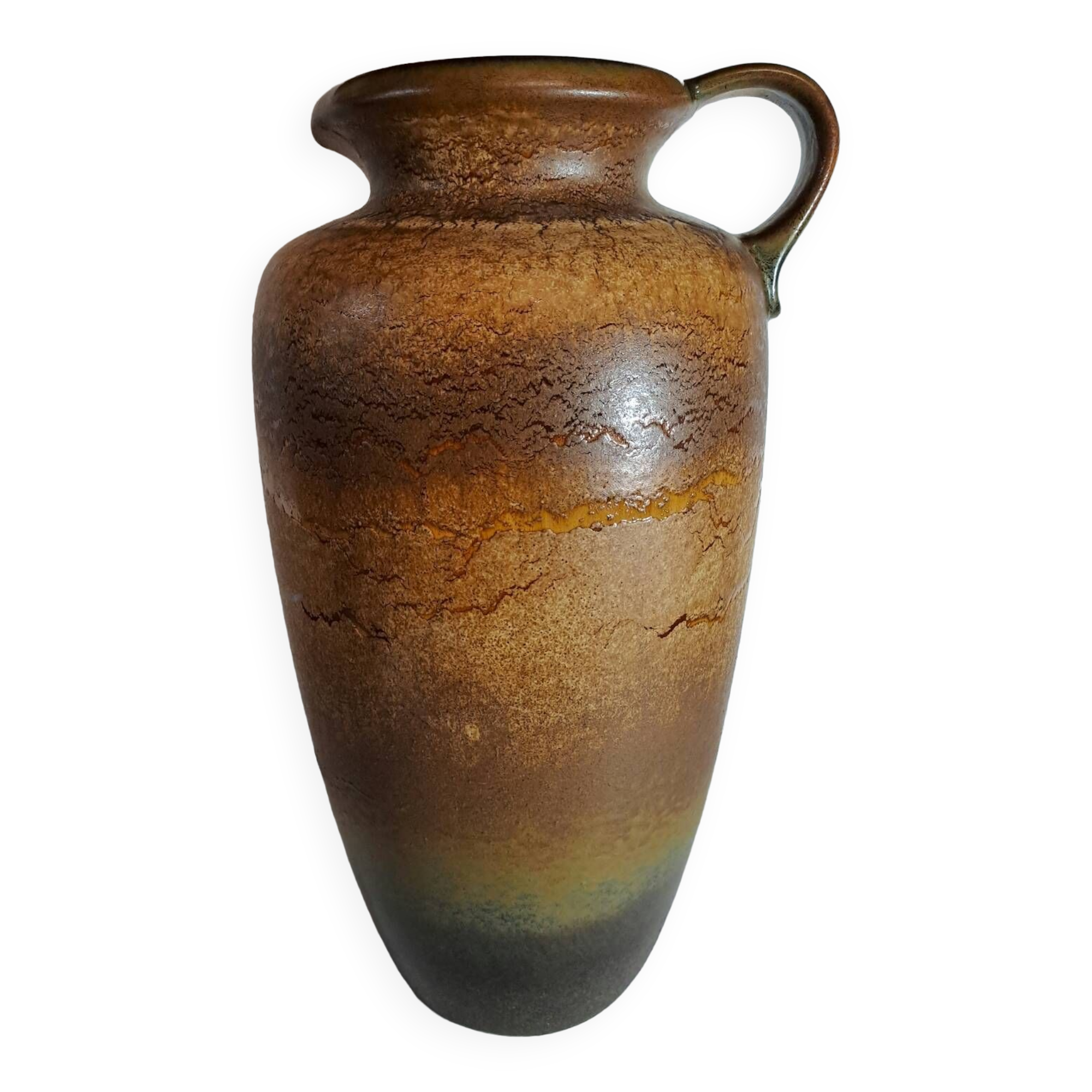 Large West Germany ceramic vase h 46 cm