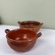 Glazed terracotta pot