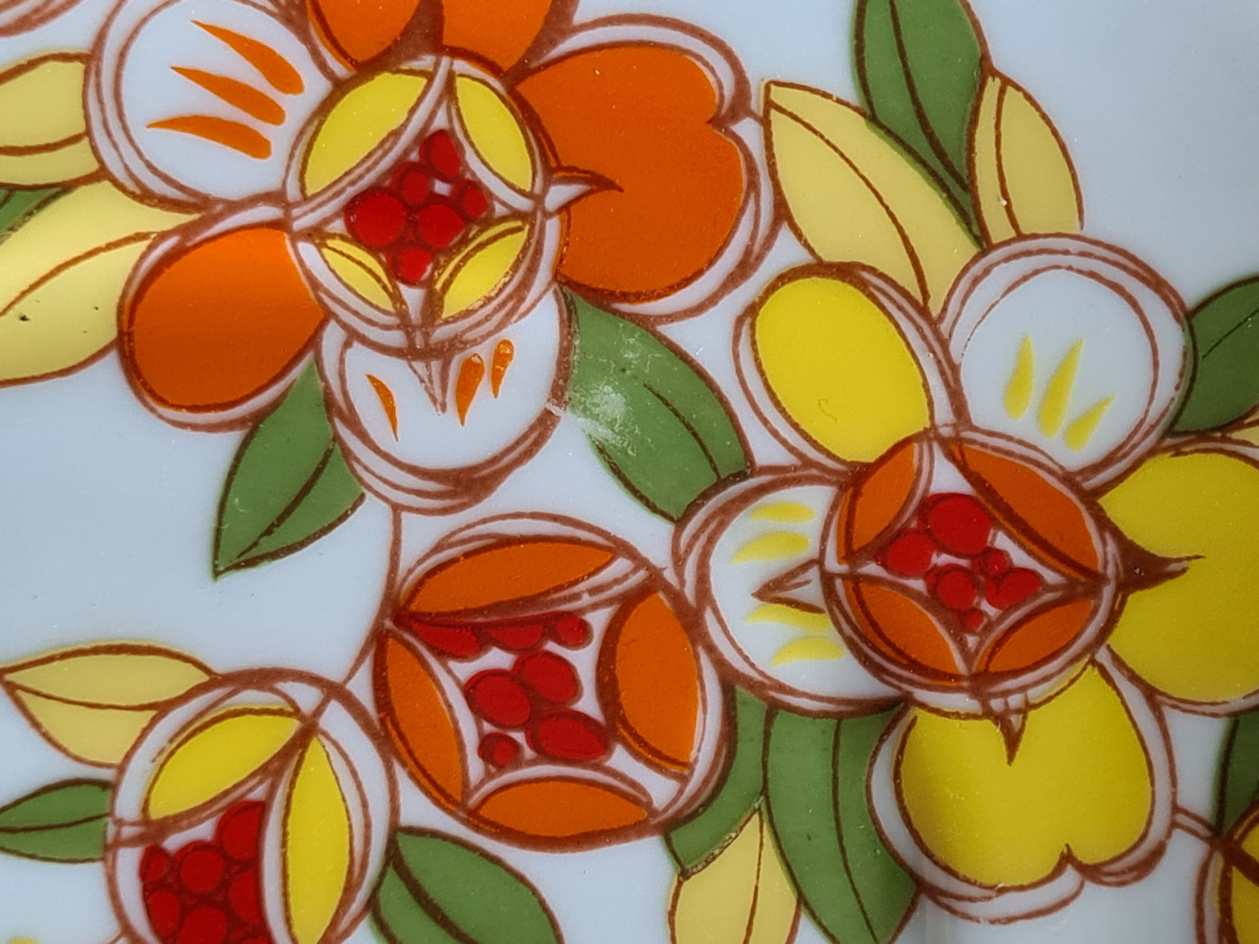 Vintage porcelain breakfast service