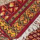 Vintage Boho Chic Berber Kilim Rug 200x115 Wool Tunisia Red
