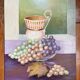 Painting: Still life with pitcher and grapes