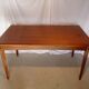 Scandinavian extendable rectangular teak table