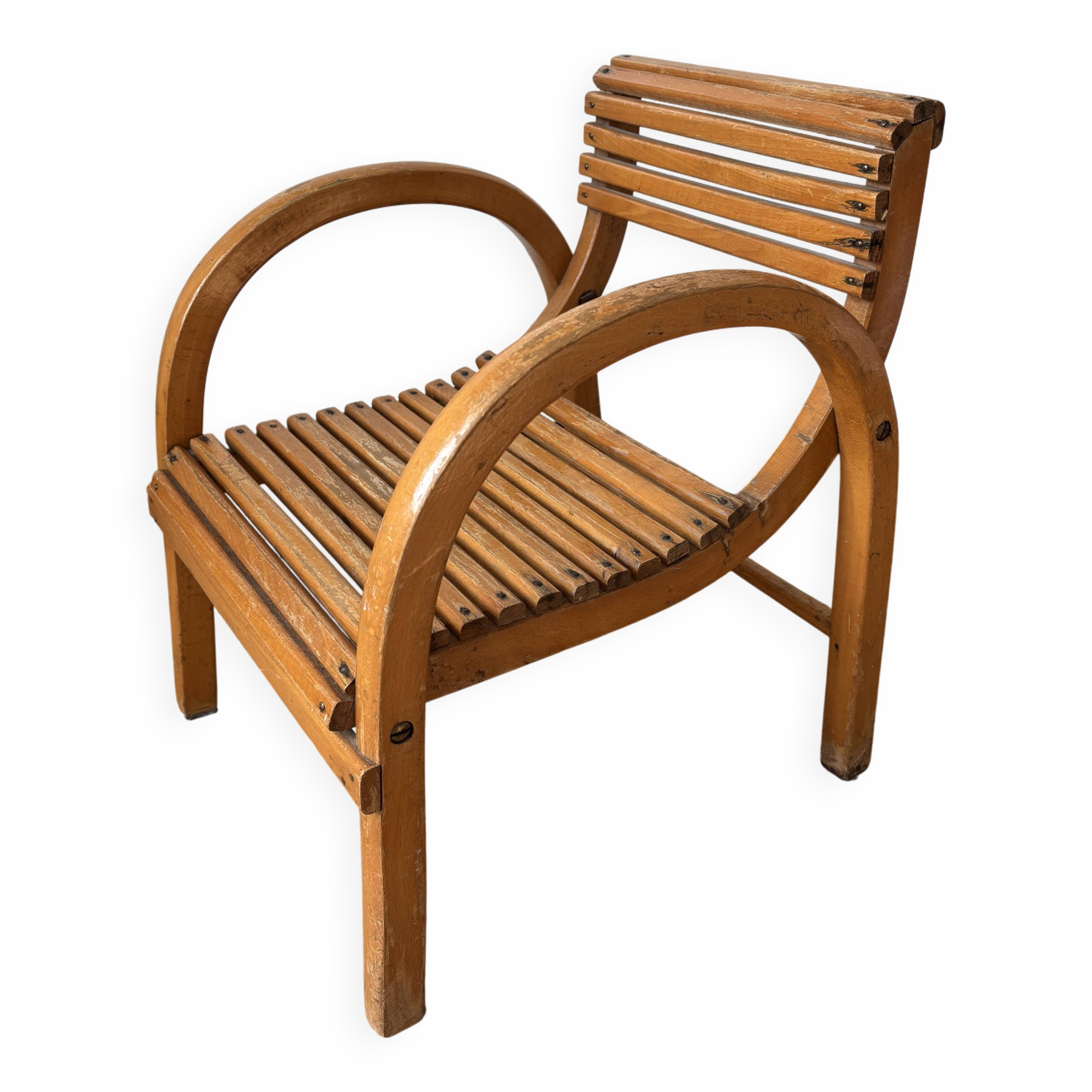 Wooden children's chair