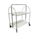 Vintage chrome folding bar/side table