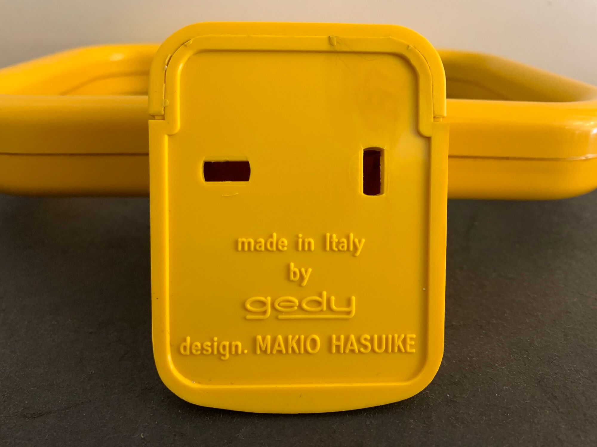 Italian space age mirror and towel rack, design Makio Hasuike for Gedy, 1970