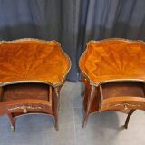 Pair of rosewood coffee tables