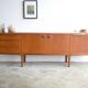 Vintage Scandinavian teak sideboard by McIntosh * 213 cm *