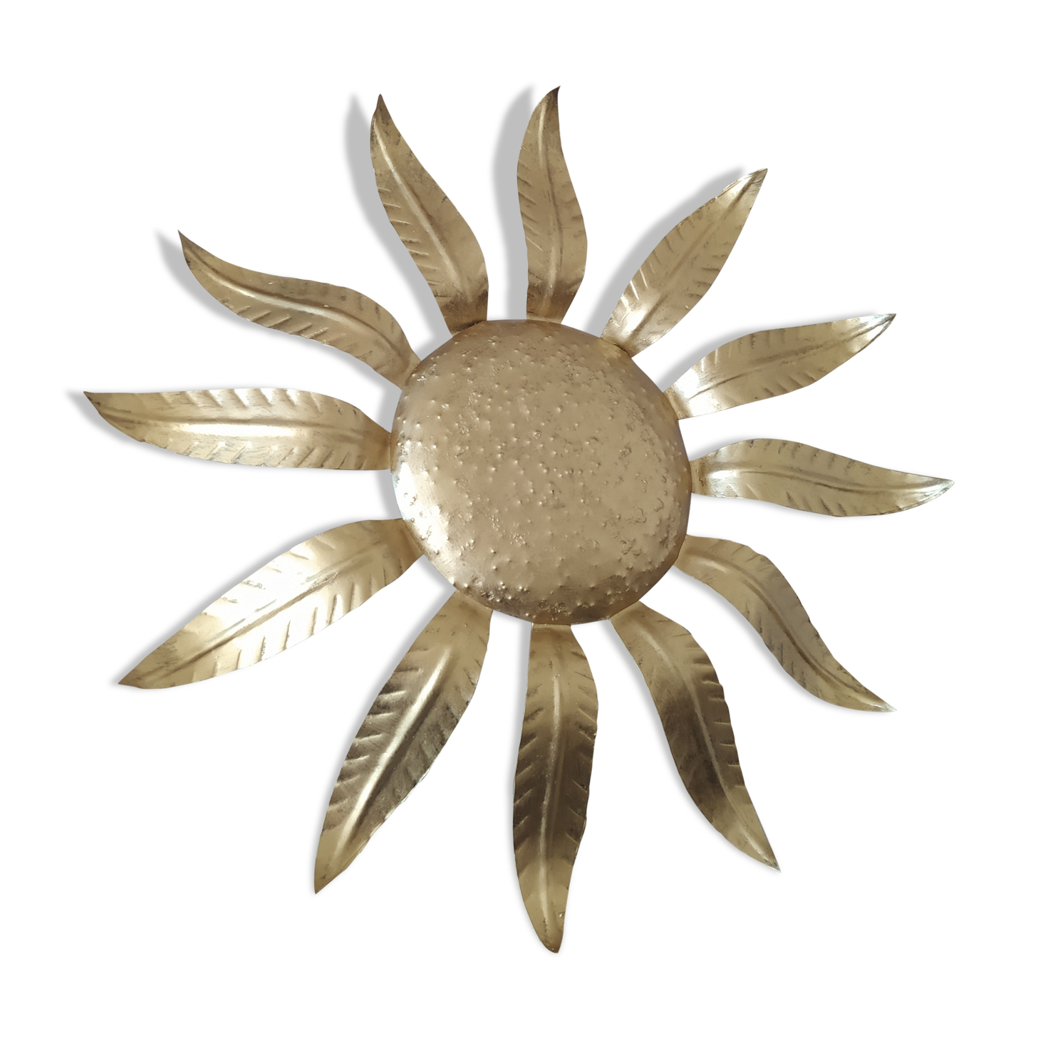 Vintage sun ceiling light