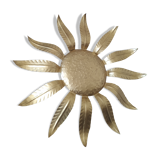 Vintage sun ceiling light