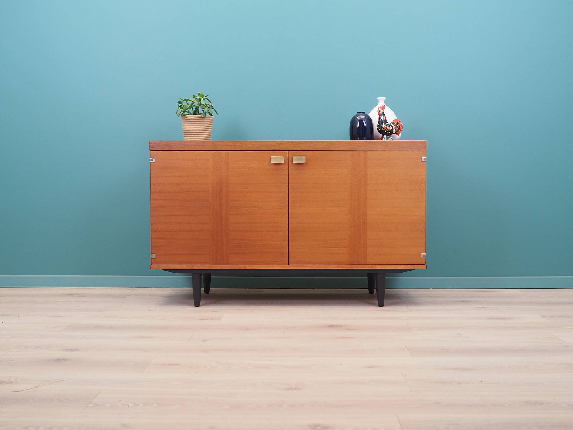 Teak cabinet, Danish design, 1980s, production: Denmark
