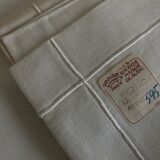 Pair of linen pillowcases 1960 old linen new