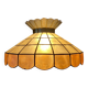 Vintage mother-of-pearl pendant light