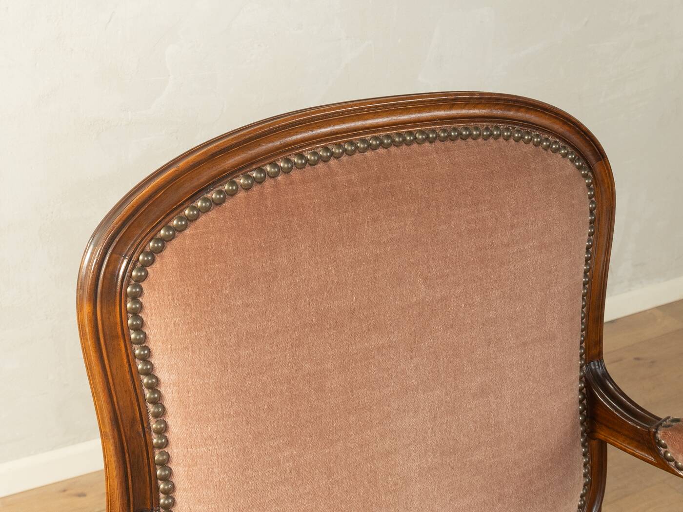 Rococo dining chairs, set of 6, circa 1900, baroque style