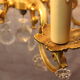 Bronze lusre and crystal grapevines