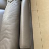 Taupe leather sofas