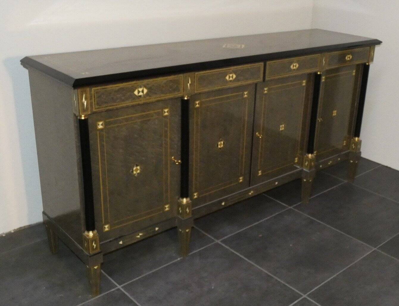 Louis XVI Style Hollywood Regency Sideboard, France, 1980s