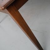 Antique 19th Century French Rustic Farmhouse Dining Table Fruitwood