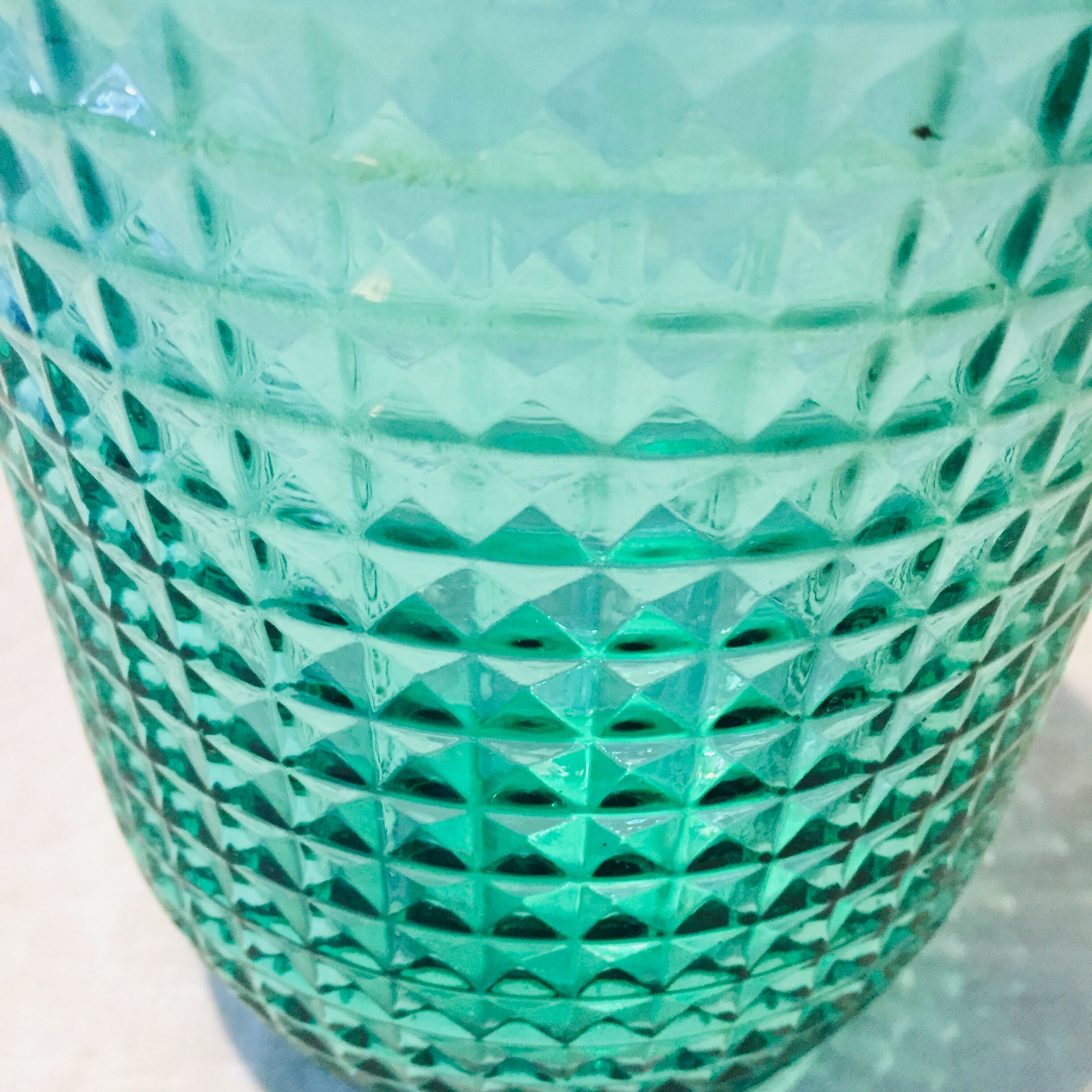 Vintage vase in coloured glass, 60s