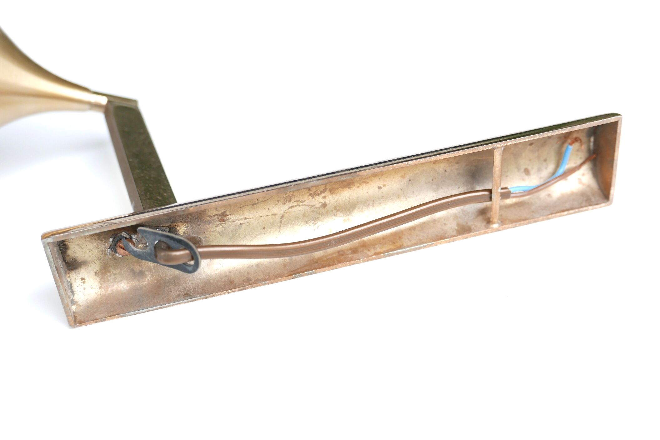 Brass Amilux wall lamp, 50's